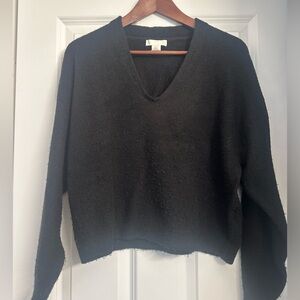 H&M Black Cropped Sweater